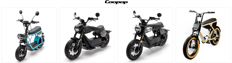 Coopop Bike Elektro-Mopeds & E-Fatbike