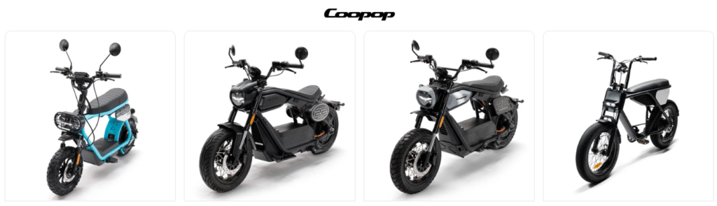 Aktuelle Coopop Bike Produktübersicht
