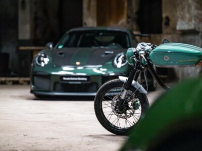 Metorbike meets Porsche