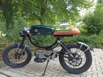 Metorbike am Botanischen Garten Bielefeld