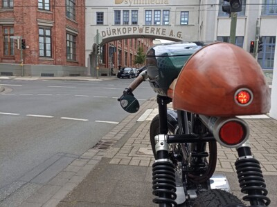 Mit dem Metorbike an Turnerstraße Dürkopp-Werke Bielefeld