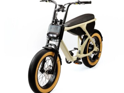 E-Fatbike Coopop SG Frontansicht in der Farbe dustysand